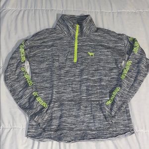 PINK Quarter Zip Long Sleeve